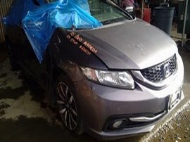 2015 CIVIC GRAY EX-L 1.8 AT  A24034